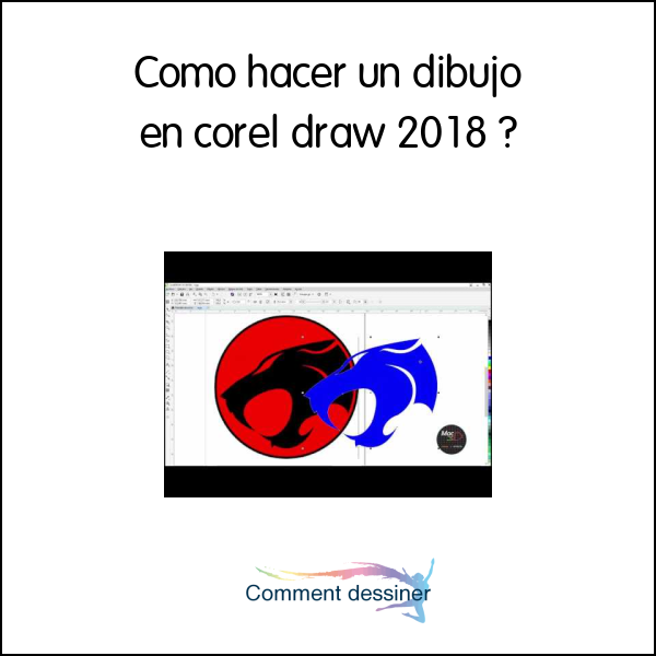 Como hacer un dibujo en corel draw 2018